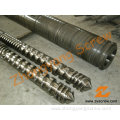 Parallel Twin Screw Barrel Double Screw Barrel for PVC Pelletizing